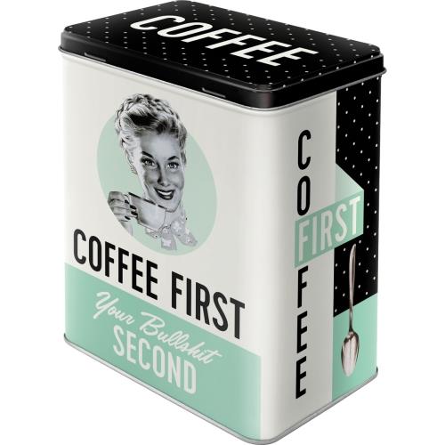 Metalowa Puszka L Coffee First