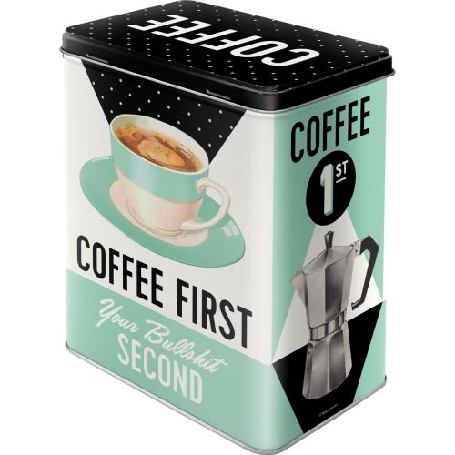 Metalowa Puszka L Coffee First
