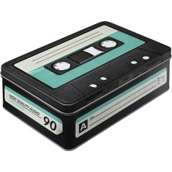  Metalowa Puszka Retro Cassette