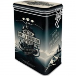 Metalowa puszka z klipsem Harley Davidson