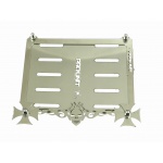 Metalowa ramka tablicy rejestracyjnej - czaszki