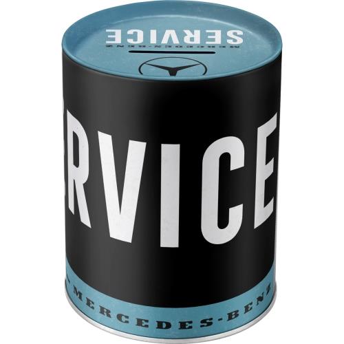 Metalowa skarbonka Mercedes Benz