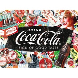  Metalowy Plakat 15 x 20cm Coca-Cola Retro