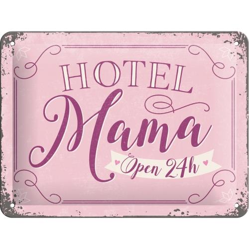 Metalowy Plakat 15 x 20cm Hotel Mama
