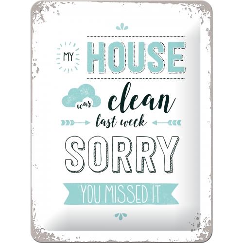 Metalowy Plakat 15 x 20cm House