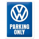 Metalowy Plakat 15 x 20cm VW Parking