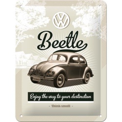  Metalowy Plakat 15 x 20cm VW Retro Beetle