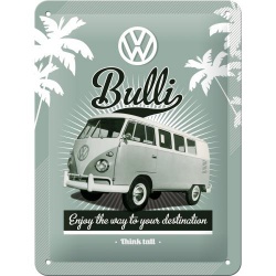  Metalowy Plakat 15 x 20cm VW Retro Bulli