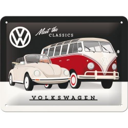 Metalowy Plakat 15 x 20cm VW-Meet the Class