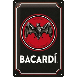  Metalowy Plakat 20 x 30cm Bacardi