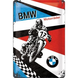  Metalowy Plakat 20 x 30cm BMW Motorrader