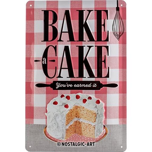 Metalowy Plakat 20 x 30cm Cake
