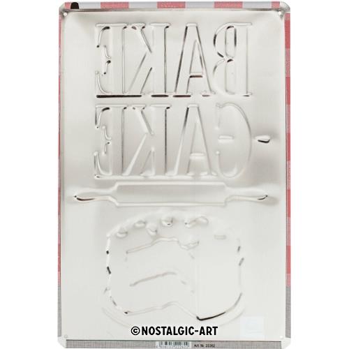 Metalowy Plakat 20 x 30cm Cake