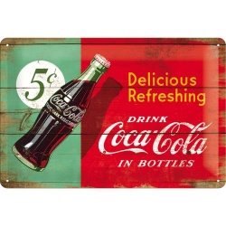  Metalowy Plakat 20 x 30cm Coca-Cola - Delicious