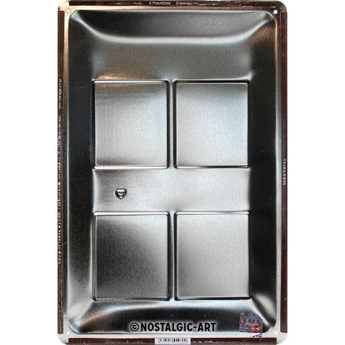 Metalowy Plakat 20 x 30cm PfotenSchild Dog Rule