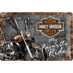 Metalowy Plakat 20 x 30cm Harley Davidson