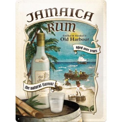  Metalowy Plakat 30 x 40cm Jamaica Rum