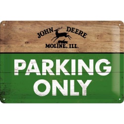  Metalowy Plakat 20 x 30cm John Deere - Parking Only