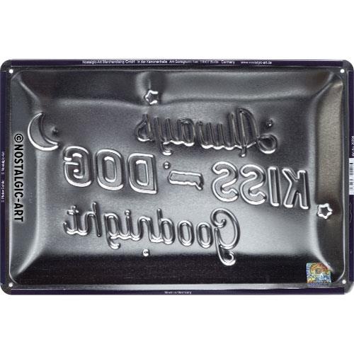Metalowy Plakat 20 x 30cm Kiss Your Dog