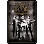 Metalowy Plakat 20 x 30cm Legends Live Forever