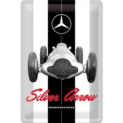  Metalowy Plakat 20 x 30cm Mercedes
