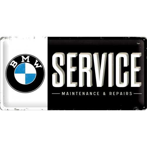 Metalowy Plakat 25 x 50cm BMW Service