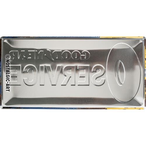 Metalowy Plakat 25 x 50cm Goodyear - Service