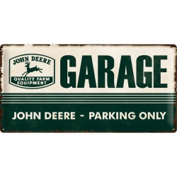  Metalowy Plakat 25 x 50cm John Deere Garage