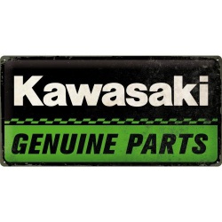  Metalowy Plakat 25 x 50cm Kawasaki Genuine Parts