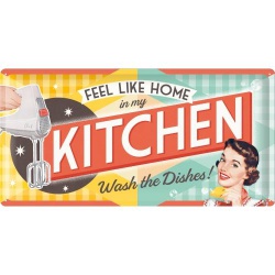  Metalowy Plakat 25 x 50cm Kitchen