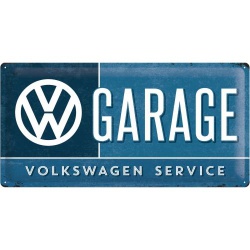  Metalowy Plakat 25 x 50cm VW Service Garage