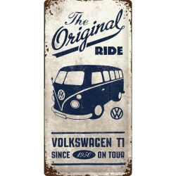  Metalowy Plakat 25 x 50cm VW Bulli - The Original