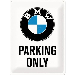  Metalowy Plakat 30 x 40cm BMW Parking