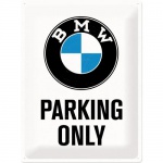 Metalowy Plakat 30 x 40cm BMW Parking