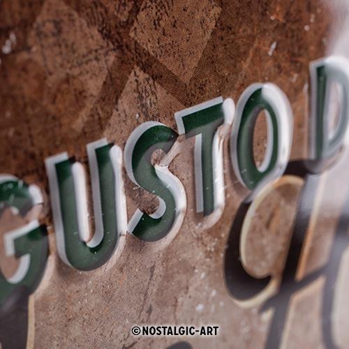 Metalowy Plakat 30 x 40cm Coffee House Lady