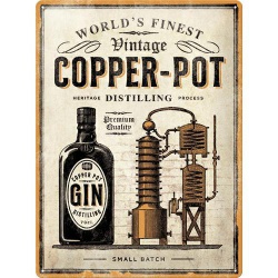  Metalowy Plakat 30 x 40cm Copper Pot Gin