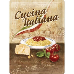  Metalowy Plakat 30 x 40cm Cucina Italiana