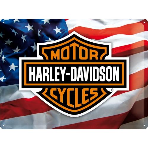 Metalowy Plakat 30 x 40cm Harley-Davidson USA
