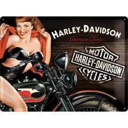  Metalowy Plakat 30 x 40cm Harley-Davidson