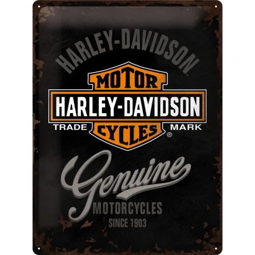 Metalowy Plakat 30 x 40cm Harley-Davidson Genuine