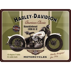 Metalowy Plakat 30 x 40cm Harley-Davidson Classic