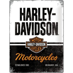  Metalowy Plakat 30 x 40cm Harley Davidson