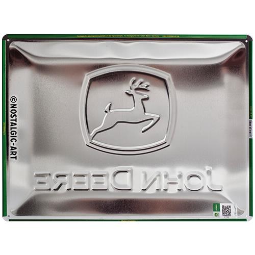 Metalowy Plakat 30 x 40cm John Deere Logo