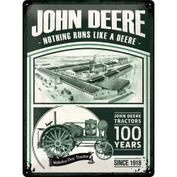  Metalowy Plakat 30 x 40cm John Deere 100 Years