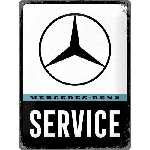 Metalowy Plakat 30 x 40cm Mercedes Benz Service