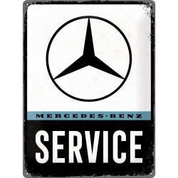  Metalowy Plakat 30 x 40cm Mercedes Benz Service