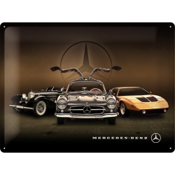  Metalowy Plakat 30 x 40cm Mercedes Benz