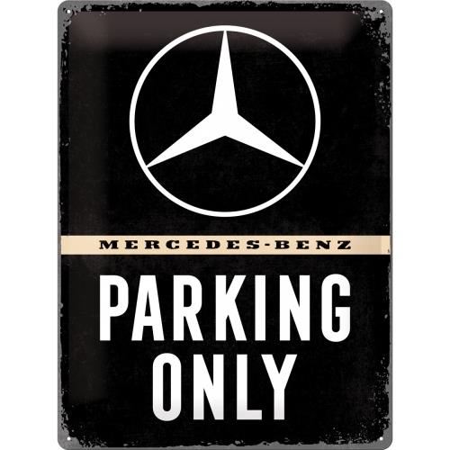 Metalowy Plakat 30 x 40cm Mercedes Benz Parking