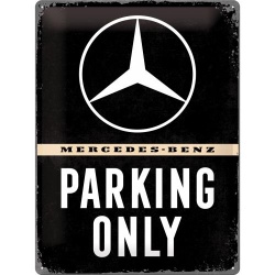  Metalowy Plakat 30 x 40cm Mercedes Benz Parking
