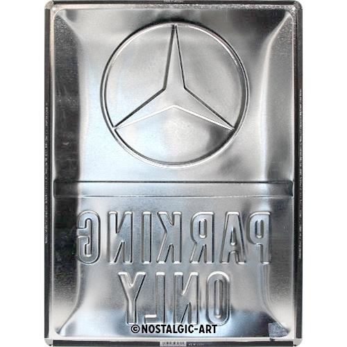 Metalowy Plakat 30 x 40cm Mercedes Benz Parking